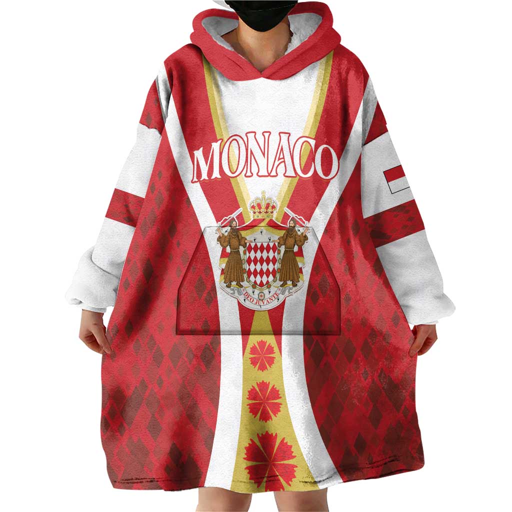 Personalized Monaco Wearable Blanket Hoodie Deo Juvante - Wonder Print Shop