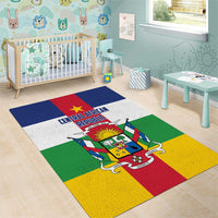 Central African Republic Area Rug Zo Kwe Zo Flag Style - Wonder Print Shop