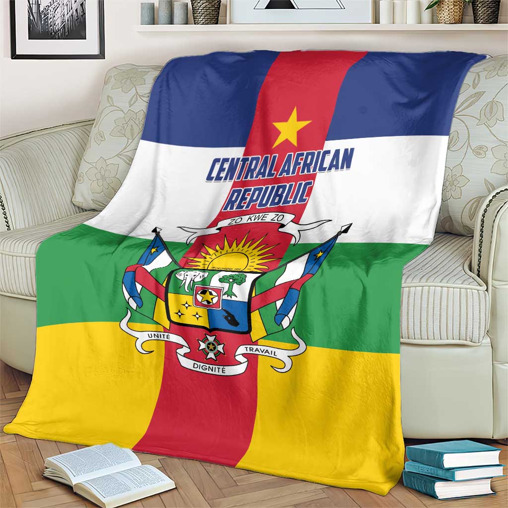 Central African Republic Blanket Zo Kwe Zo Flag Style