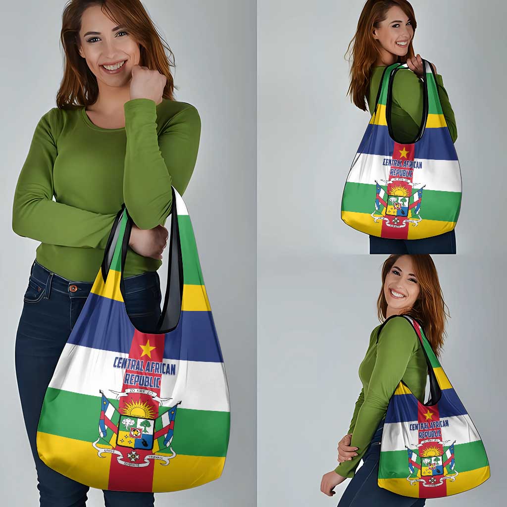 Central African Republic Grocery Bag Zo Kwe Zo Flag Style