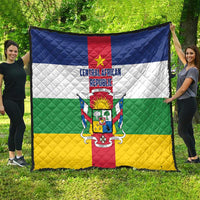Central African Republic Quilt Zo Kwe Zo Flag Style - Wonder Print Shop