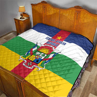 Central African Republic Quilt Zo Kwe Zo Flag Style - Wonder Print Shop