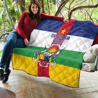 Central African Republic Quilt Zo Kwe Zo Flag Style - Wonder Print Shop