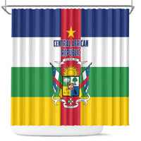 Central African Republic Shower Curtain Zo Kwe Zo Flag Style