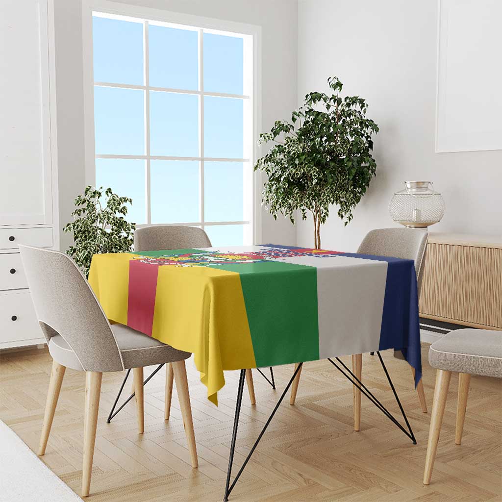 Central African Republic Tablecloth Zo Kwe Zo Flag Style - Wonder Print Shop