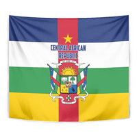 Central African Republic Tapestry Zo Kwe Zo Flag Style - Wonder Print Shop