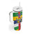 Personalized Central African Republic Tumbler With Handle Zo Kwe Zo Flag Style - Wonder Print Shop