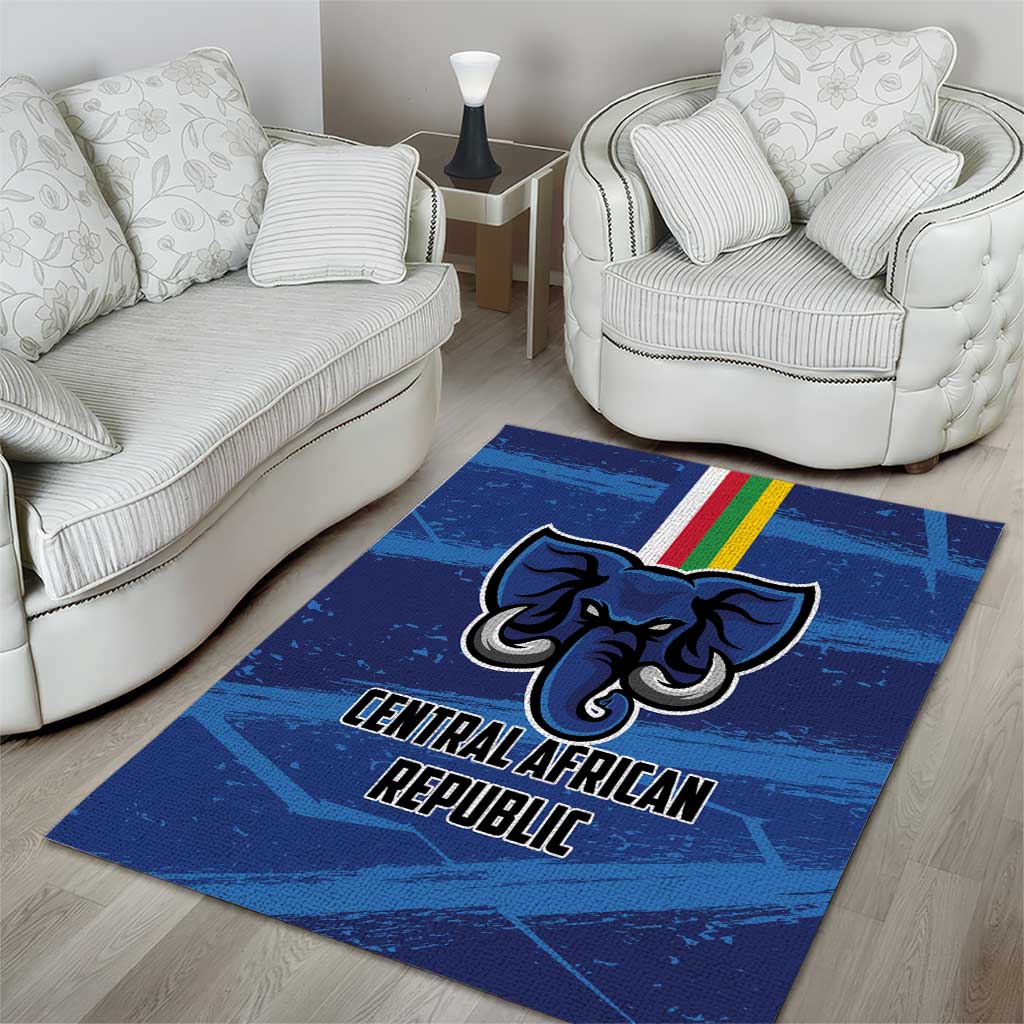 Central African Republic Football Area Rug Go Les Fauves - Wonder Print Shop