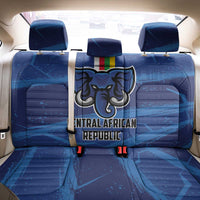 Central African Republic Football Back Car Seat Cover Go Les Fauves - Wonder Print Shop