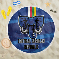 Central African Republic Football Beach Blanket Go Les Fauves - Wonder Print Shop
