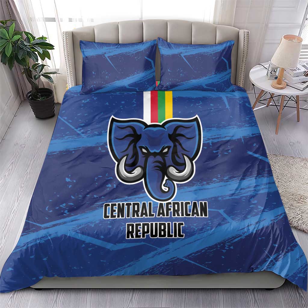 Central African Republic Football Bedding Set Go Les Fauves - Wonder Print Shop