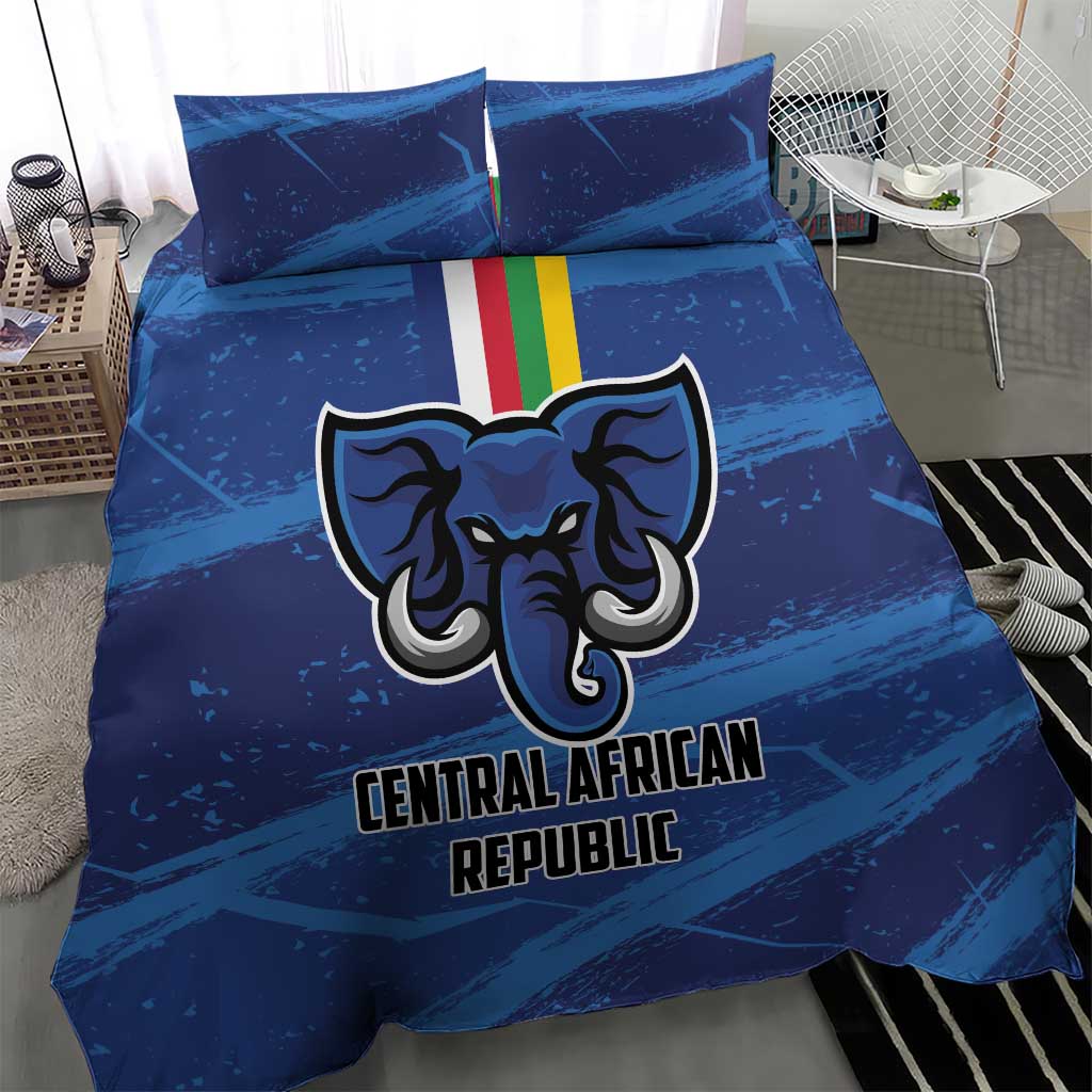 Central African Republic Football Bedding Set Go Les Fauves - Wonder Print Shop