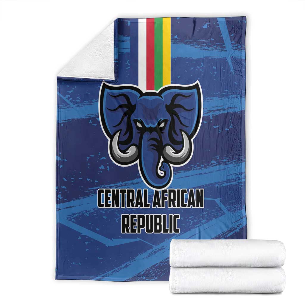 Central African Republic Football Blanket Go Les Fauves