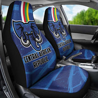 Central African Republic Football Car Seat Cover Go Les Fauves - Wonder Print Shop