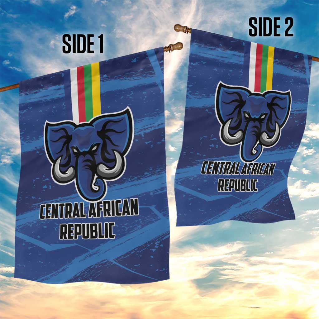 Central African Republic Football Garden Flag Go Les Fauves - Wonder Print Shop