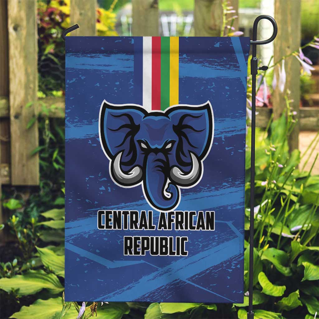 Central African Republic Football Garden Flag Go Les Fauves - Wonder Print Shop