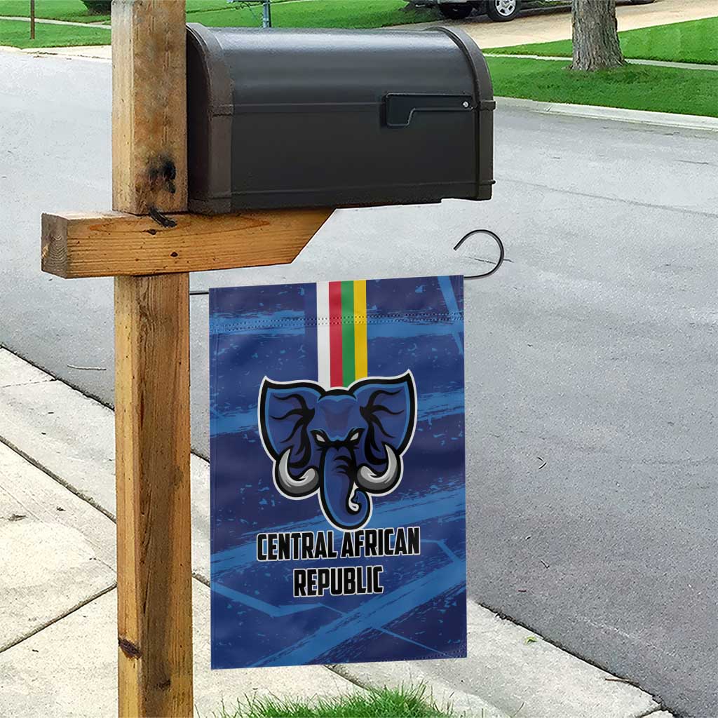 Central African Republic Football Garden Flag Go Les Fauves - Wonder Print Shop