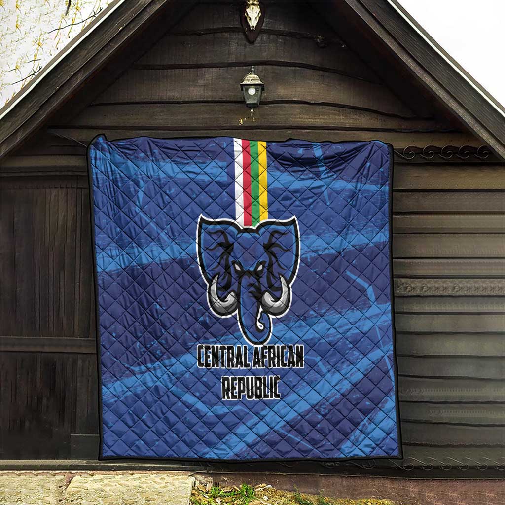 Central African Republic Football Quilt Go Les Fauves - Wonder Print Shop