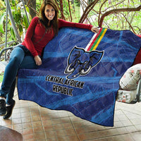 Central African Republic Football Quilt Go Les Fauves - Wonder Print Shop