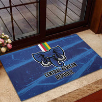 Central African Republic Football Rubber Doormat Go Les Fauves - Wonder Print Shop