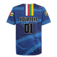 Custom Central African Republic Football Rugby Jersey Go Les Fauves - Wonder Print Shop