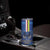 Custom Central African Republic Football Skinny Tumbler Go Les Fauves - Wonder Print Shop