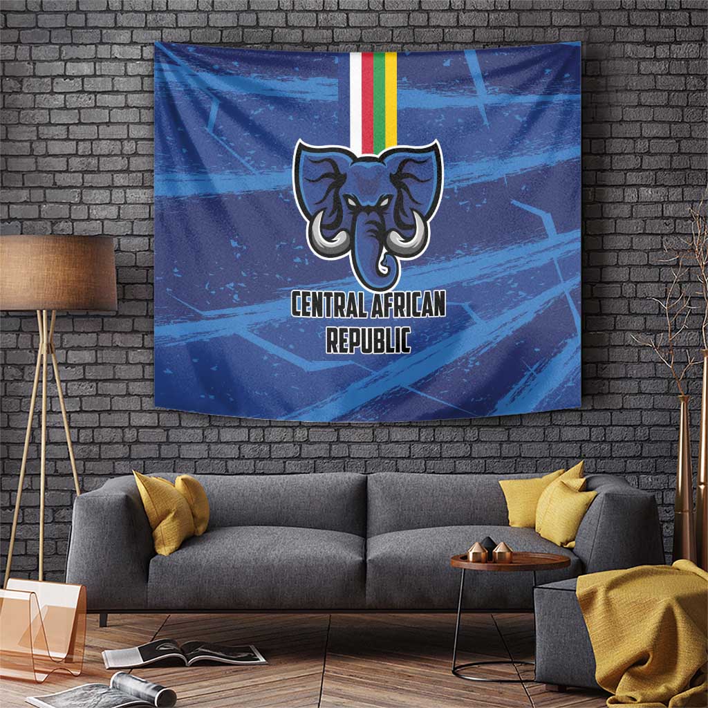 Central African Republic Football Tapestry Go Les Fauves - Wonder Print Shop