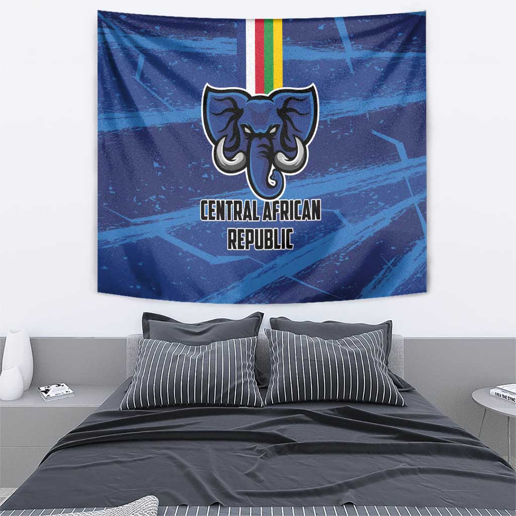 Central African Republic Football Tapestry Go Les Fauves - Wonder Print Shop