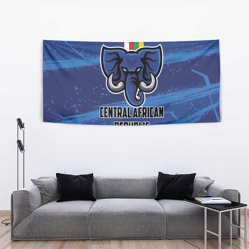 Central African Republic Football Tapestry Go Les Fauves - Wonder Print Shop