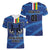 Custom Central African Republic Football Women V-Neck T-Shirt Go Les Fauves - Wonder Print Shop