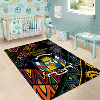 Central African Republic Area Rug Protea African Pattern - Wonder Print Shop