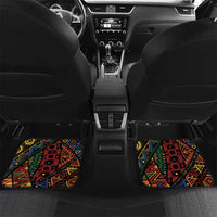 Central African Republic Car Mats Protea African Pattern - Wonder Print Shop