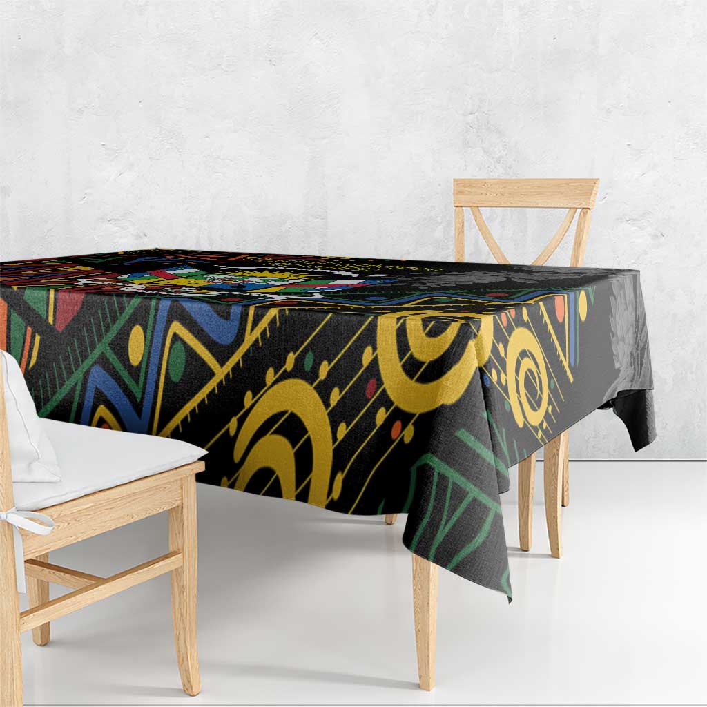 Central African Republic Tablecloth Protea African Pattern - Wonder Print Shop