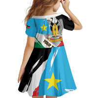 Personalized South Sudan Family Matching Summer Maxi Dress and Hawaiian Shirt Grunge Flag Style - Wonder Print Shop