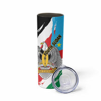 Personalized South Sudan Skinny Tumbler Grunge Flag Style - Wonder Print Shop