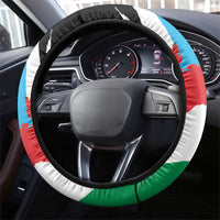 South Sudan Steering Wheel Cover Grunge Flag Style - Wonder Print Shop