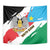 South Sudan Tapestry Grunge Flag Style - Wonder Print Shop