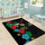 South Sudan Area Rug Hibiscus Floral African Pattern - Wonder Print Shop