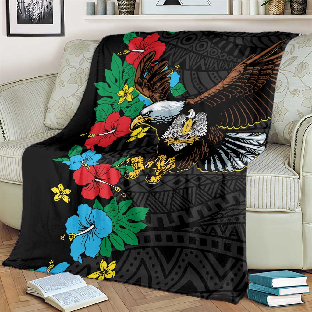 South Sudan Blanket Hibiscus Floral African Pattern