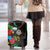 South Sudan Luggage Cover Hibiscus Floral African Pattern - Wonder Print Shop
