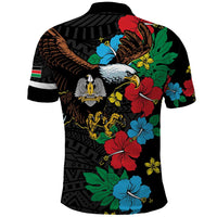 South Sudan Polo Shirt Hibiscus Floral African Pattern - Wonder Print Shop