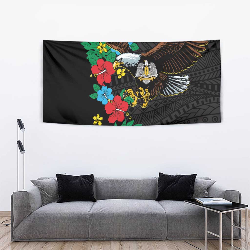 South Sudan Tapestry Hibiscus Floral African Pattern - Wonder Print Shop