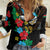 South Sudan Women Casual Shirt Hibiscus Floral African Pattern - Wonder Print Shop
