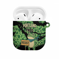 Portland Frog Resist AirPods Case Frogs Against Fascism - Wonder Print Shop