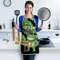 Portland Frog Resist Apron Frogs Against Fascism - Wonder Print Shop