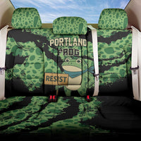 Portland Frog Resist Back Car Seat Cover Frogs Against Fascism - Wonder Print Shop