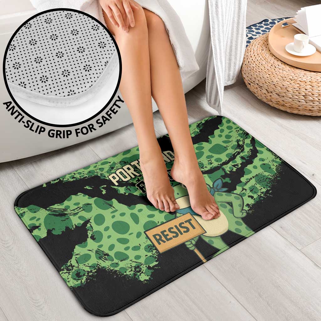 Portland Frog Resist Bathroom Set Frogs Against Fascism - Wonder Print Shop