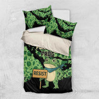 Portland Frog Resist Bedding Set Frogs Against Fascism - Wonder Print Shop