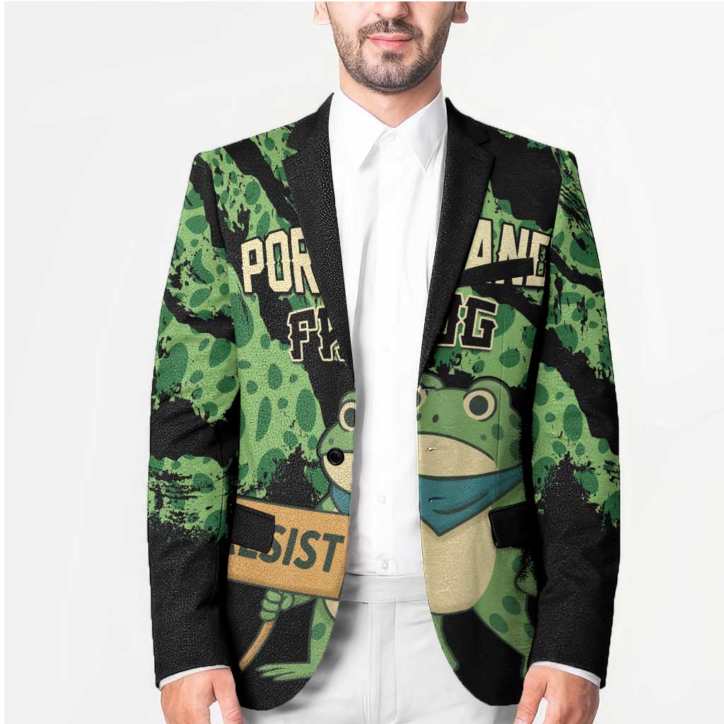 Personalized Portland Frog Resist Blazer Frogs Against Fascism - Wonder Print Shop