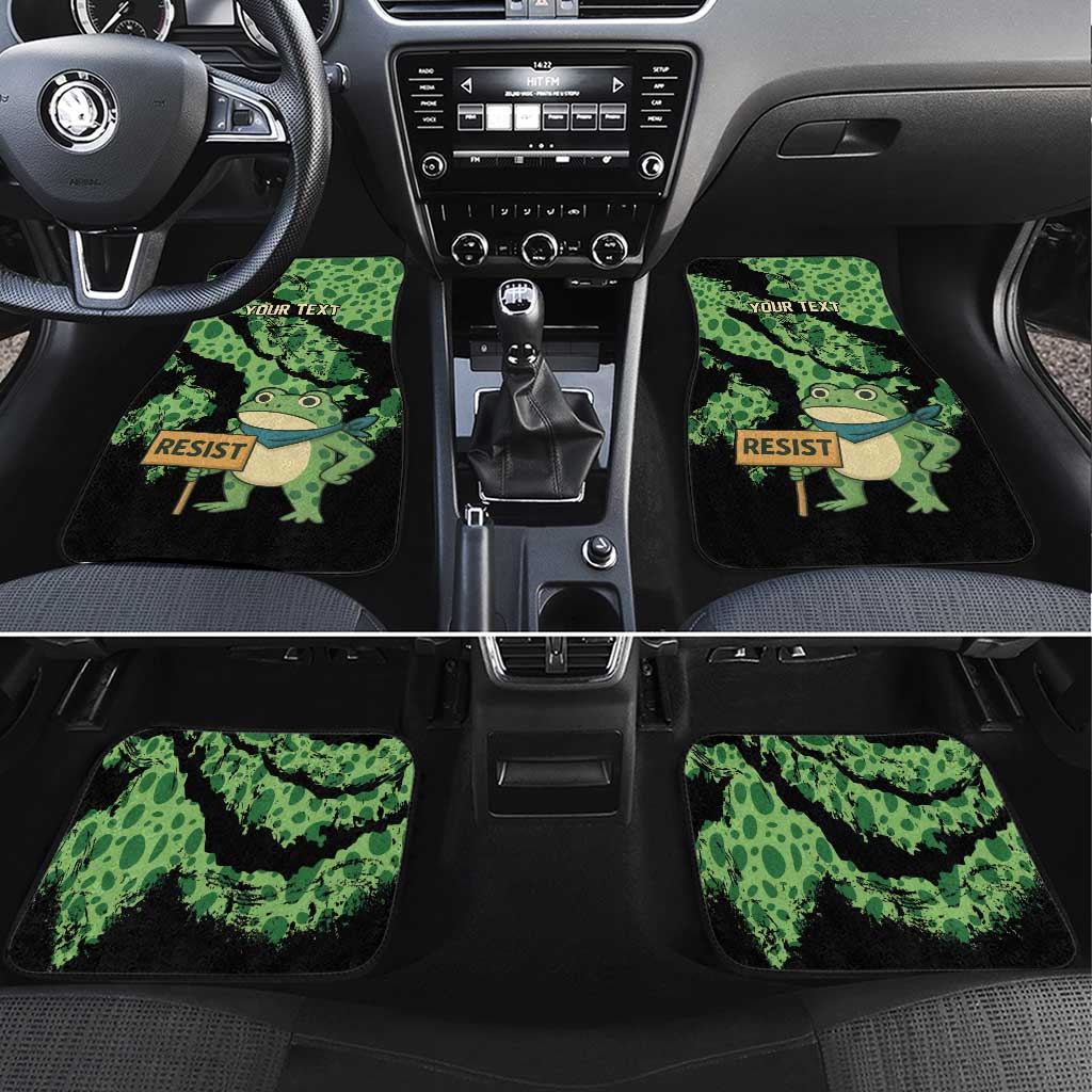 Personalized Portland Frog Resist Car Mats Frogs Against Fascism - Wonder Print Shop